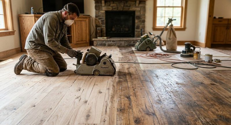 Mahogany Floor Refinishing in Olathe, KS